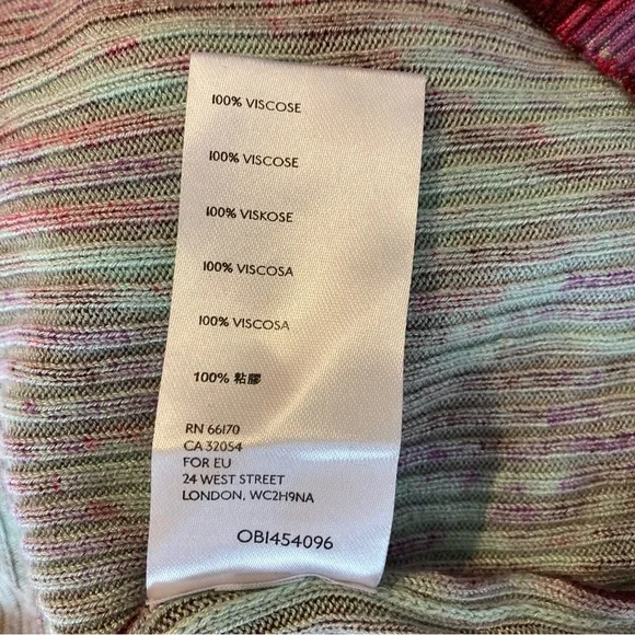 Free People Cherie ribbed v neck sweater in wine abstract swirl paisley print - Picture 8 of 8